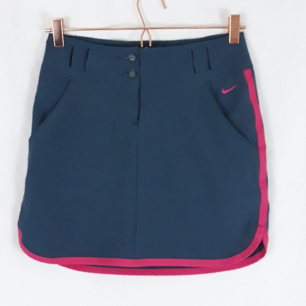 NikeGolf Mini Navy Skirt Size 0 Dri-Fit